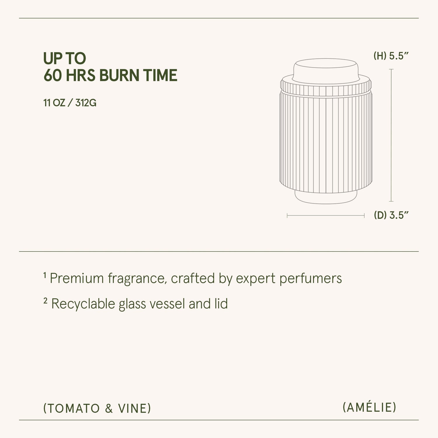 Amélie – Tomato &amp; Vine Candle