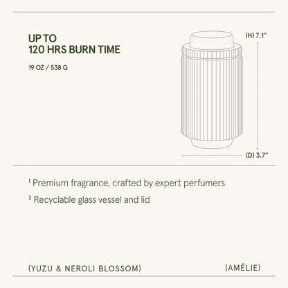Amélie – Yuzu &amp; Neroli Blossom Candle