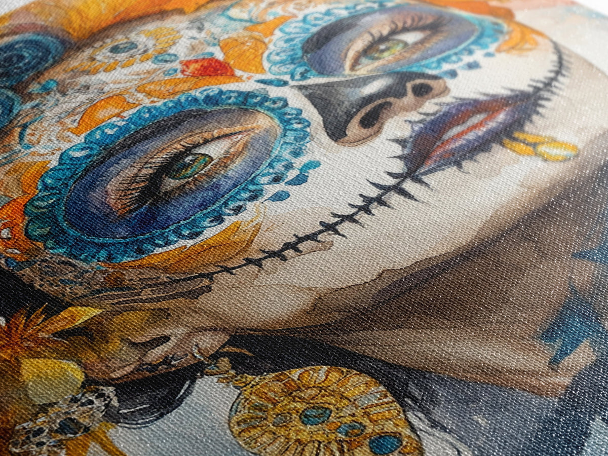 Dia De Los Muertos Wall Art - Senora Portrait