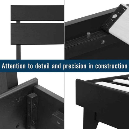 Aurora Acacia Bed Frame &amp; Nightstand Set - 2 Finishes