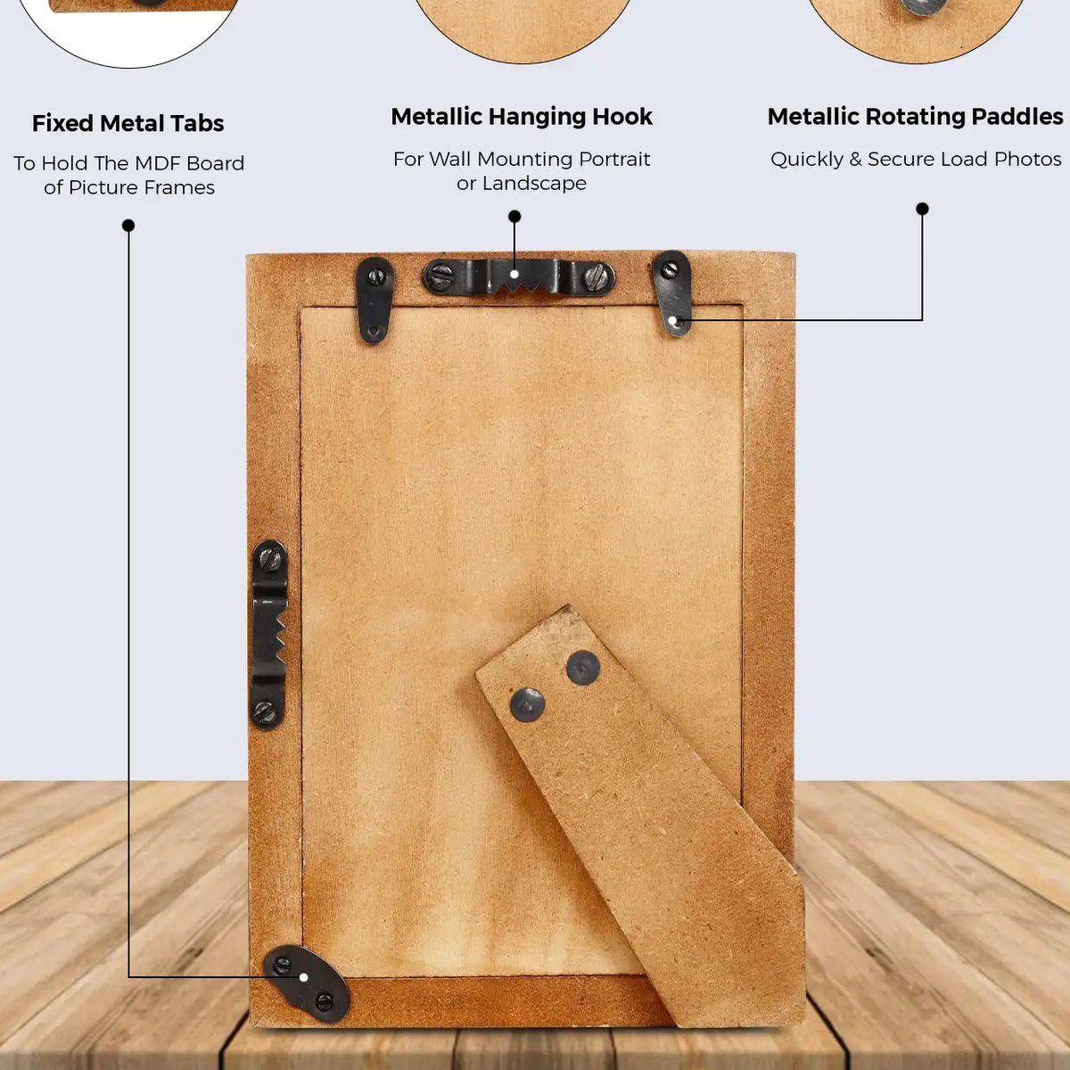 Rhythm Circles Handmade Resin Inlay Picture Frame