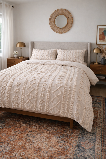 Sonoma Tufted Duvet Cover Set