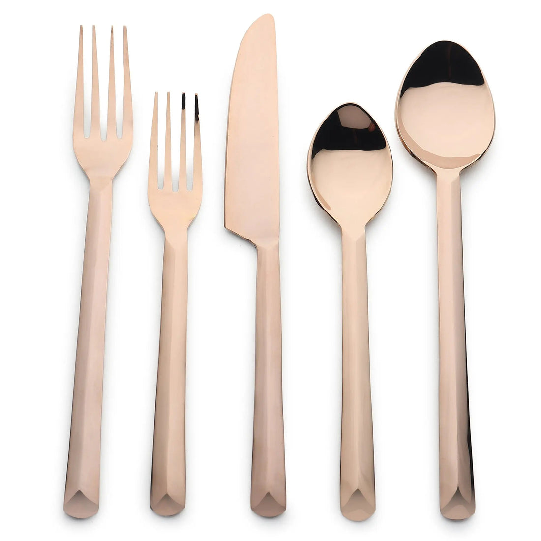 Ariella 5 Pc. Flatware Set in Bronze or Gold