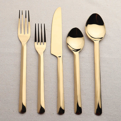 Ariella 5 Pc. Flatware Set in Bronze or Gold