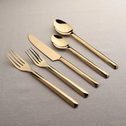 Ariella 5 Pc. Flatware Set in Bronze or Gold