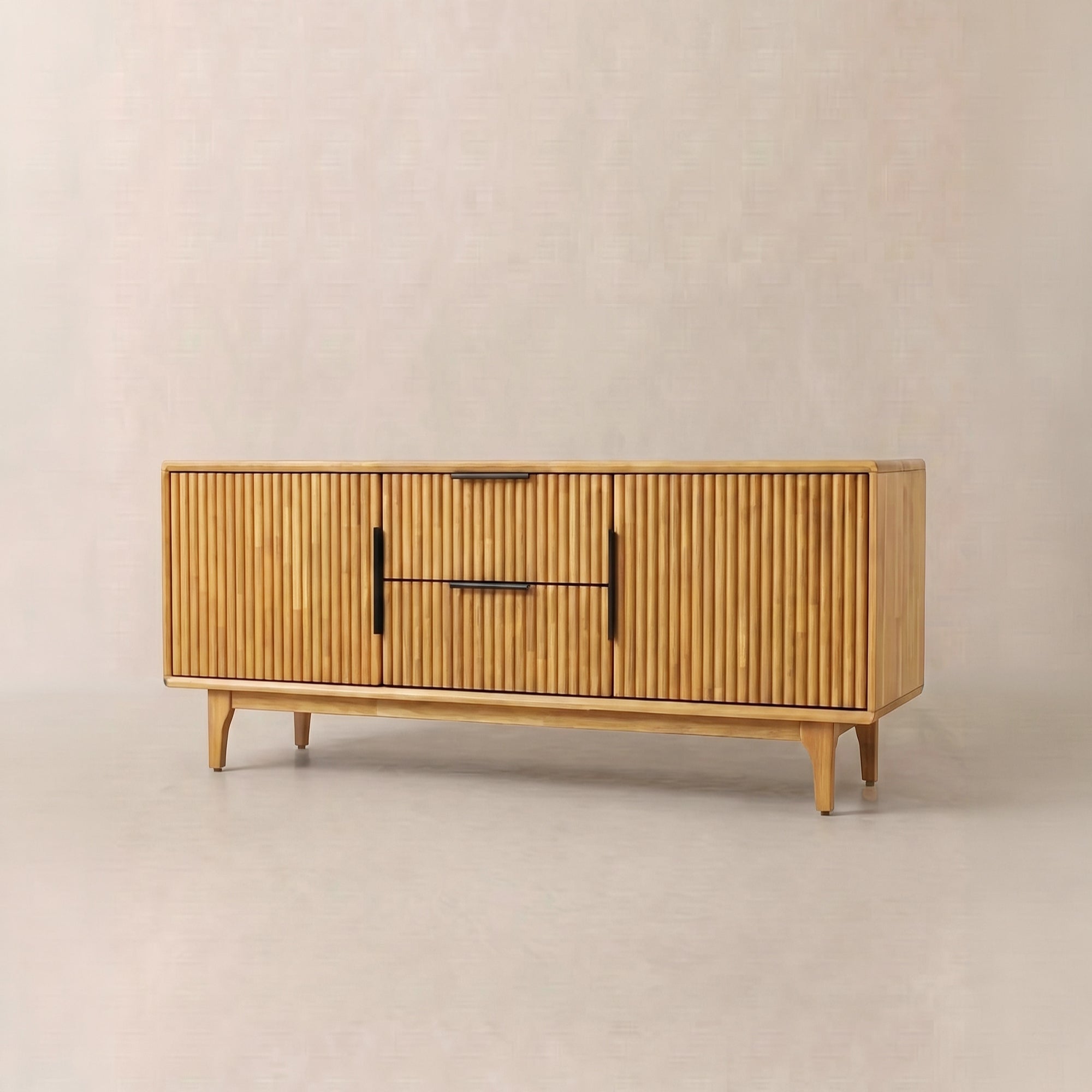 Bosk Solid Wood Storage Bench in Walnut or Natural