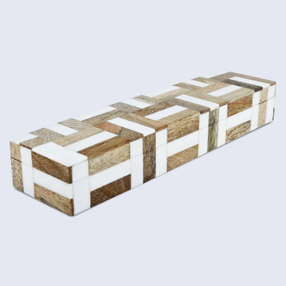 Marquet Handmade Resin &amp; Wood Decorative Boxes- Multiple Sizes