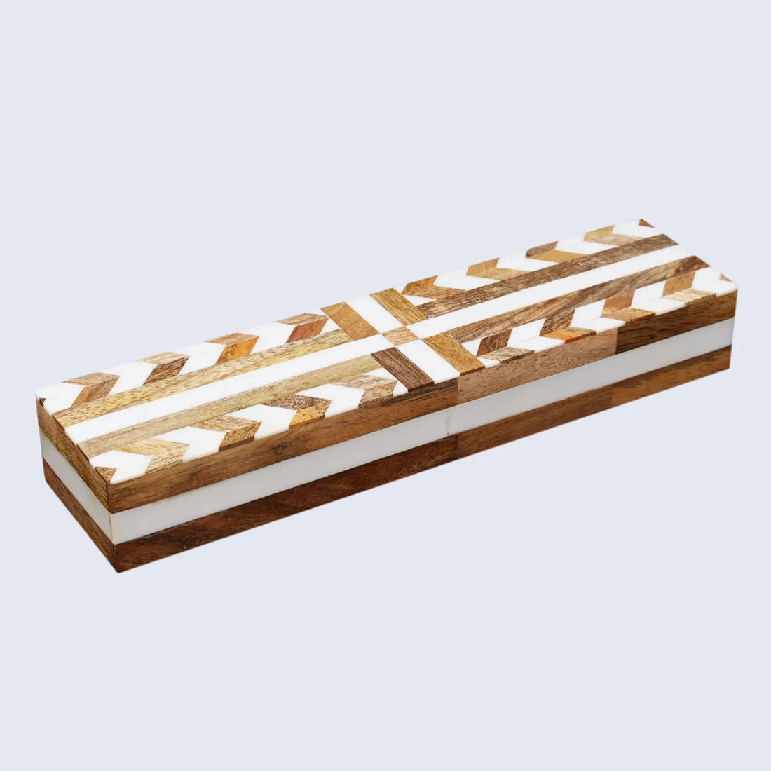 Patisserie Adorn Resin Wood Inlay Decorative Storage Box