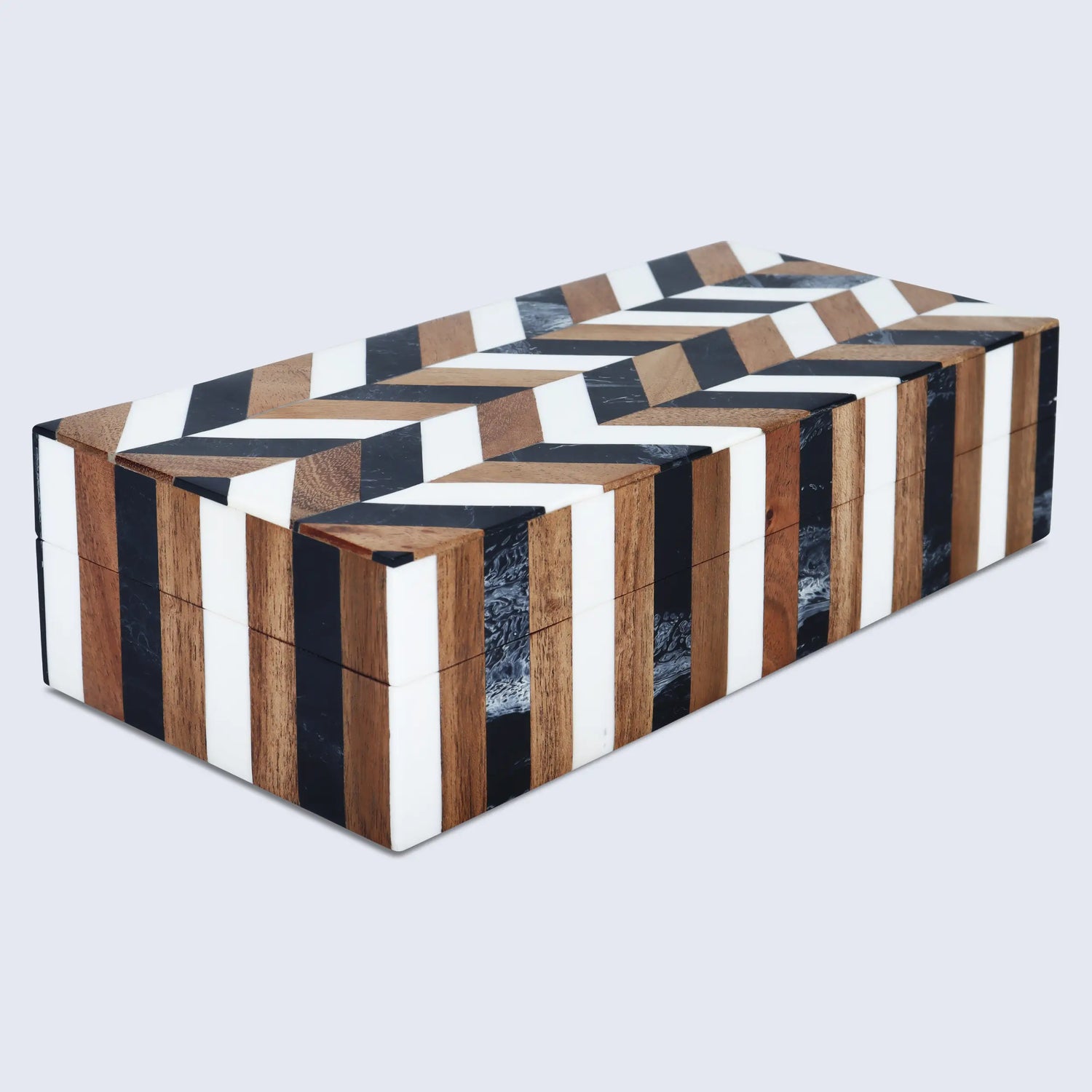 Marquet Cosmo Wood &amp; Resin Inlay Decorative Boxes