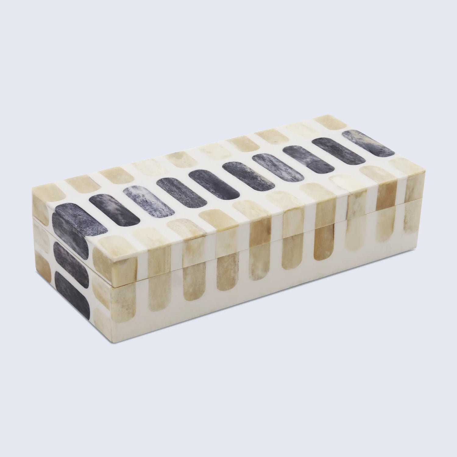 Patisserie Caramel Bone Resin Inlay Decorative Boxes