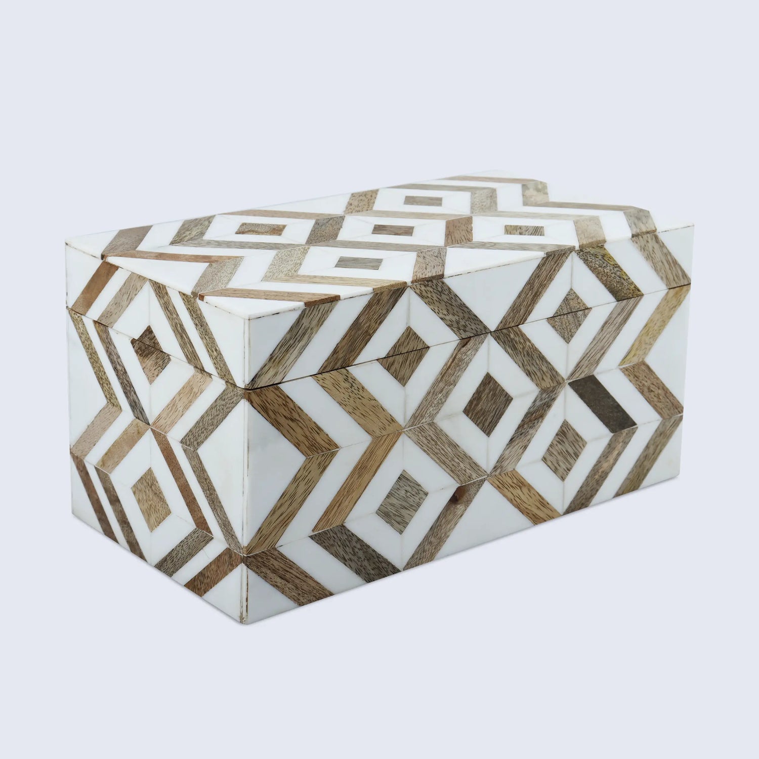 Marquet Array Wood &amp; Resin Inlay Handcrafted Decorative Boxes