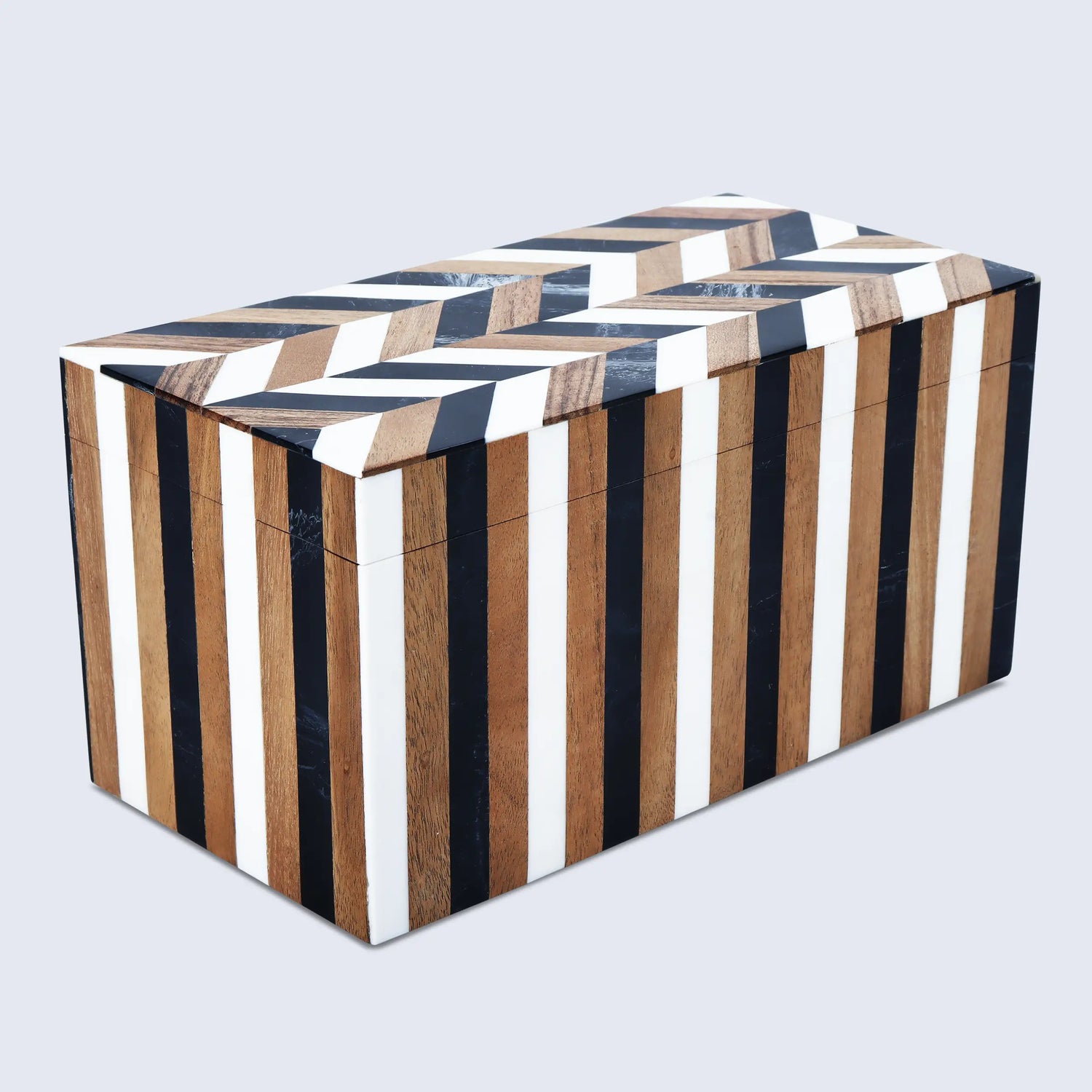 Marquet Cosmo Wood &amp; Resin Inlay Decorative Boxes