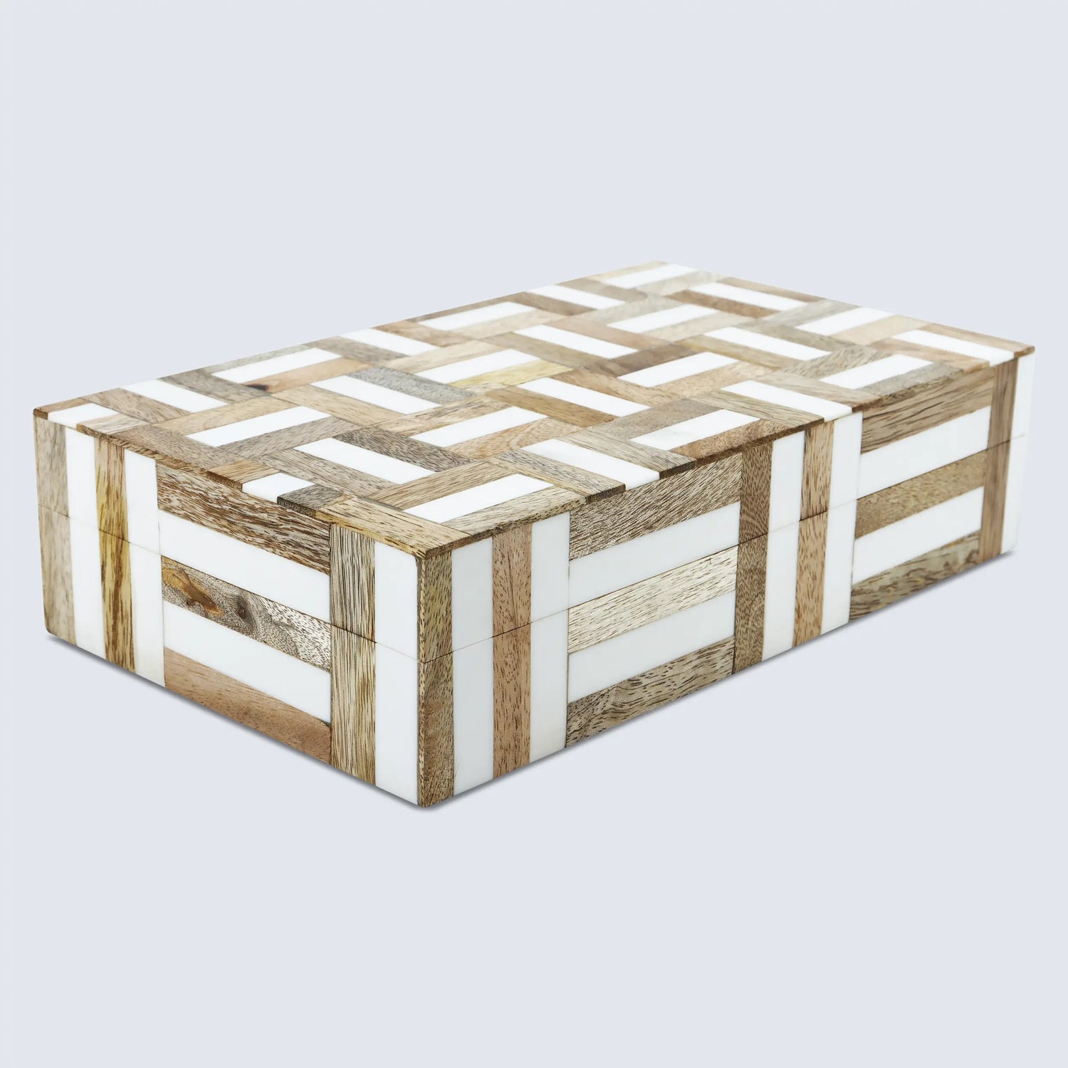 Marquet Handmade Resin &amp; Wood Decorative Boxes- Multiple Sizes
