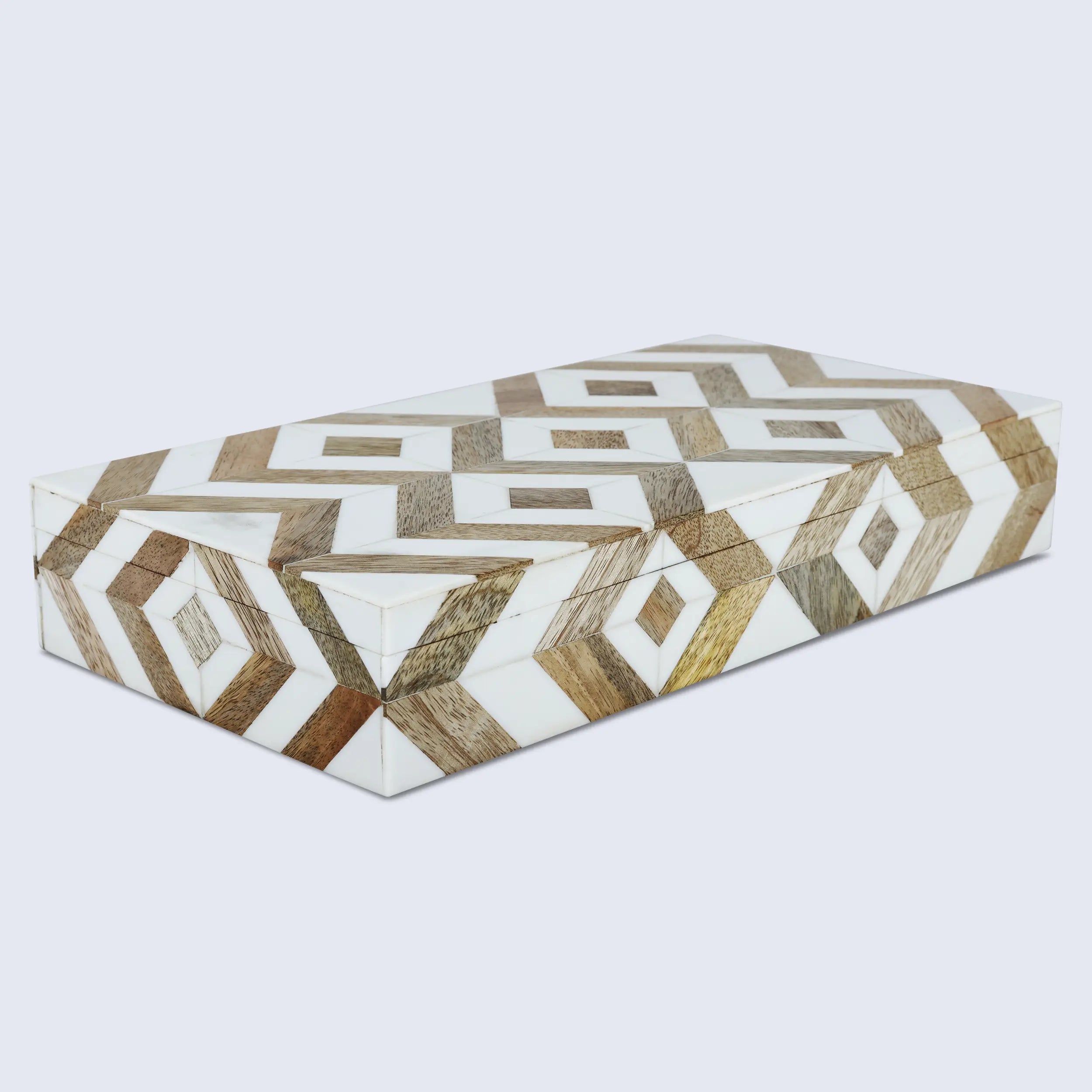 Marquet Array Wood &amp; Resin Inlay Handcrafted Decorative Boxes