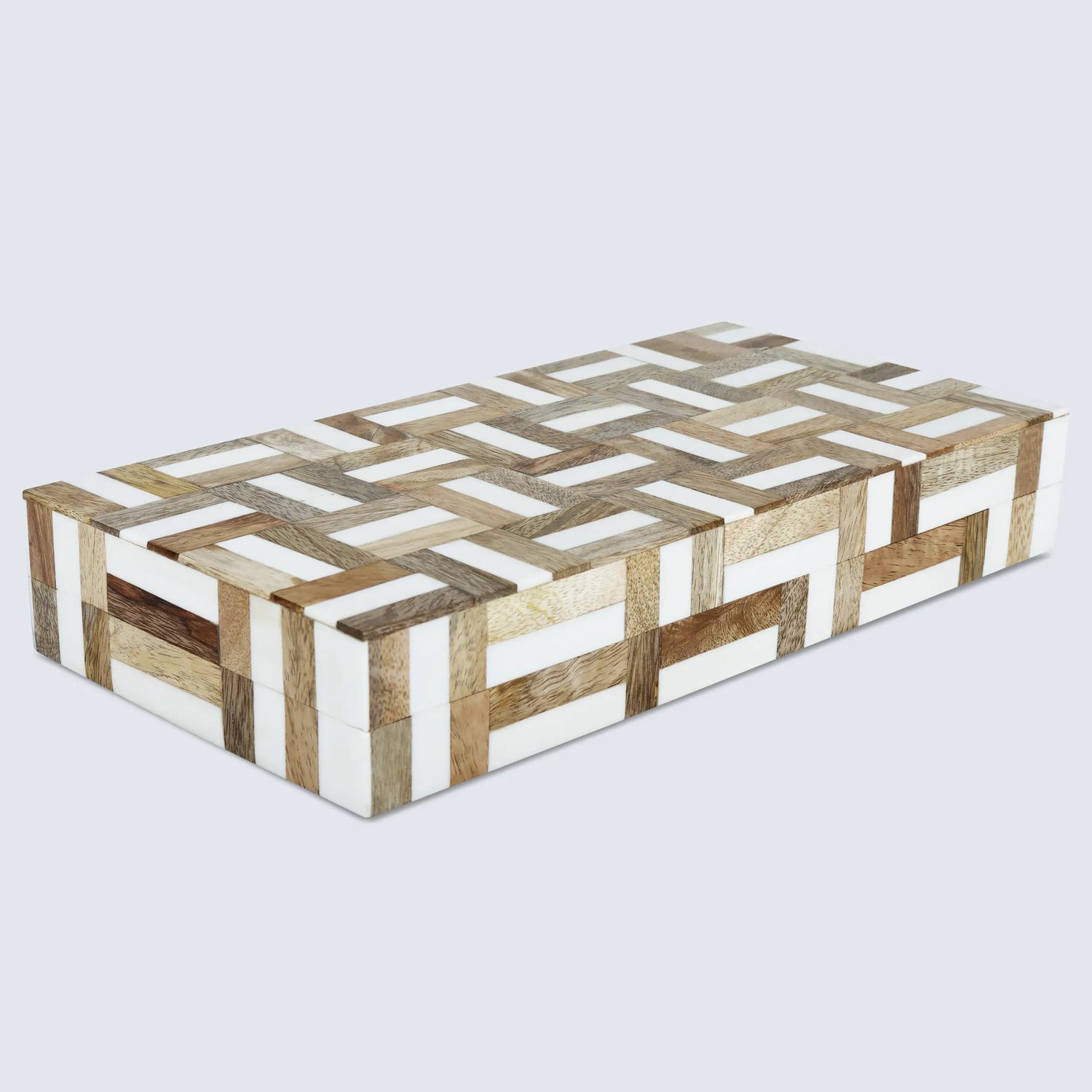 Marquet Handmade Resin &amp; Wood Decorative Boxes- Multiple Sizes