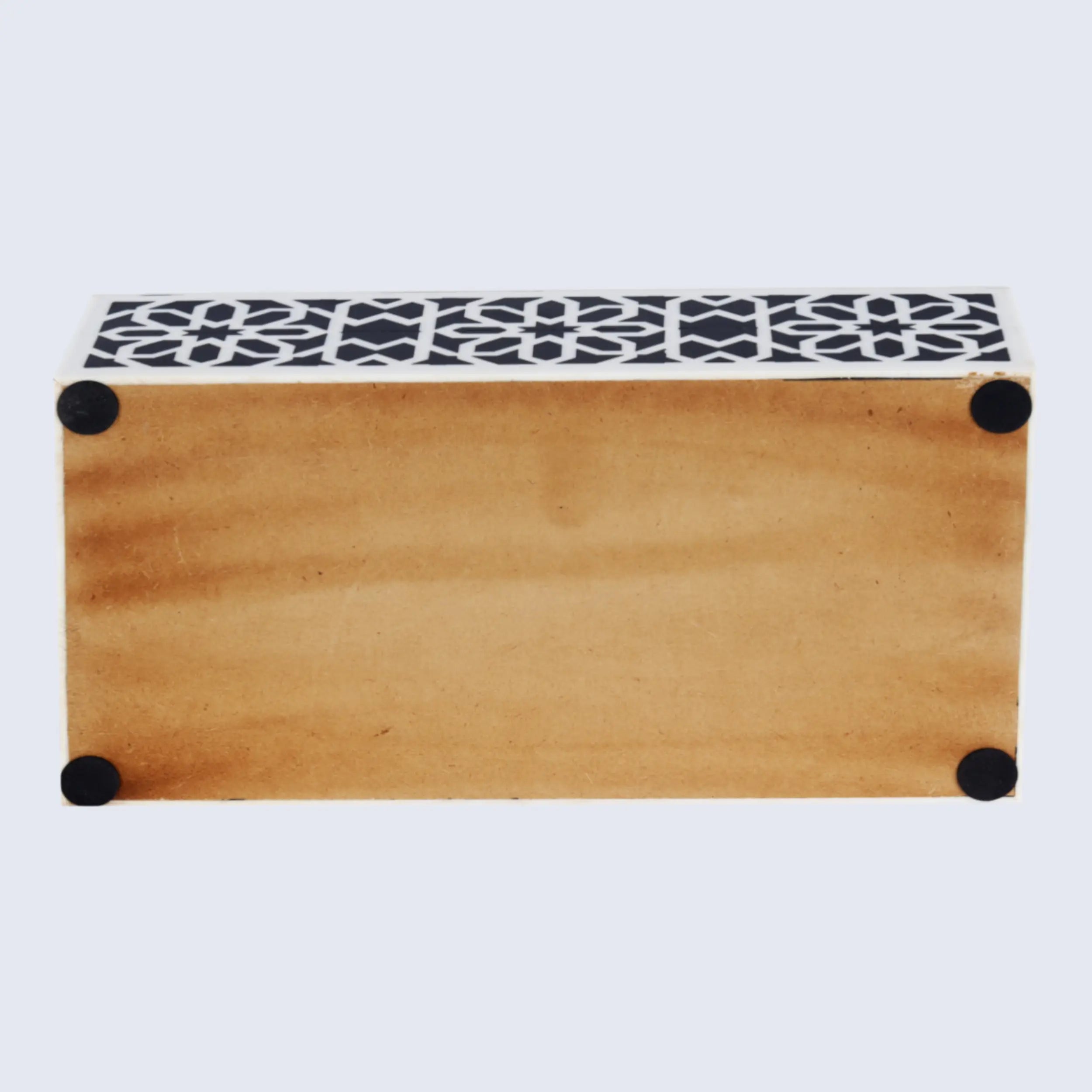 Shiraz Design Handcrafted Decorative Boxes in Black &amp; White