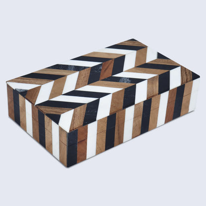 Marquet Cosmo Wood &amp; Resin Inlay Decorative Boxes