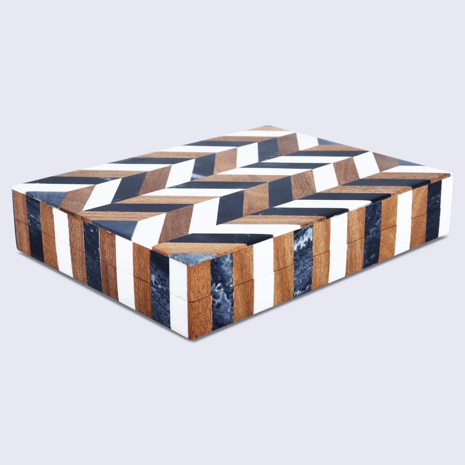 Marquet Cosmo Wood &amp; Resin Inlay Decorative Boxes