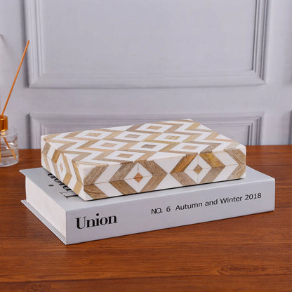 Marquet Array Wood &amp; Resin Inlay Handcrafted Decorative Boxes