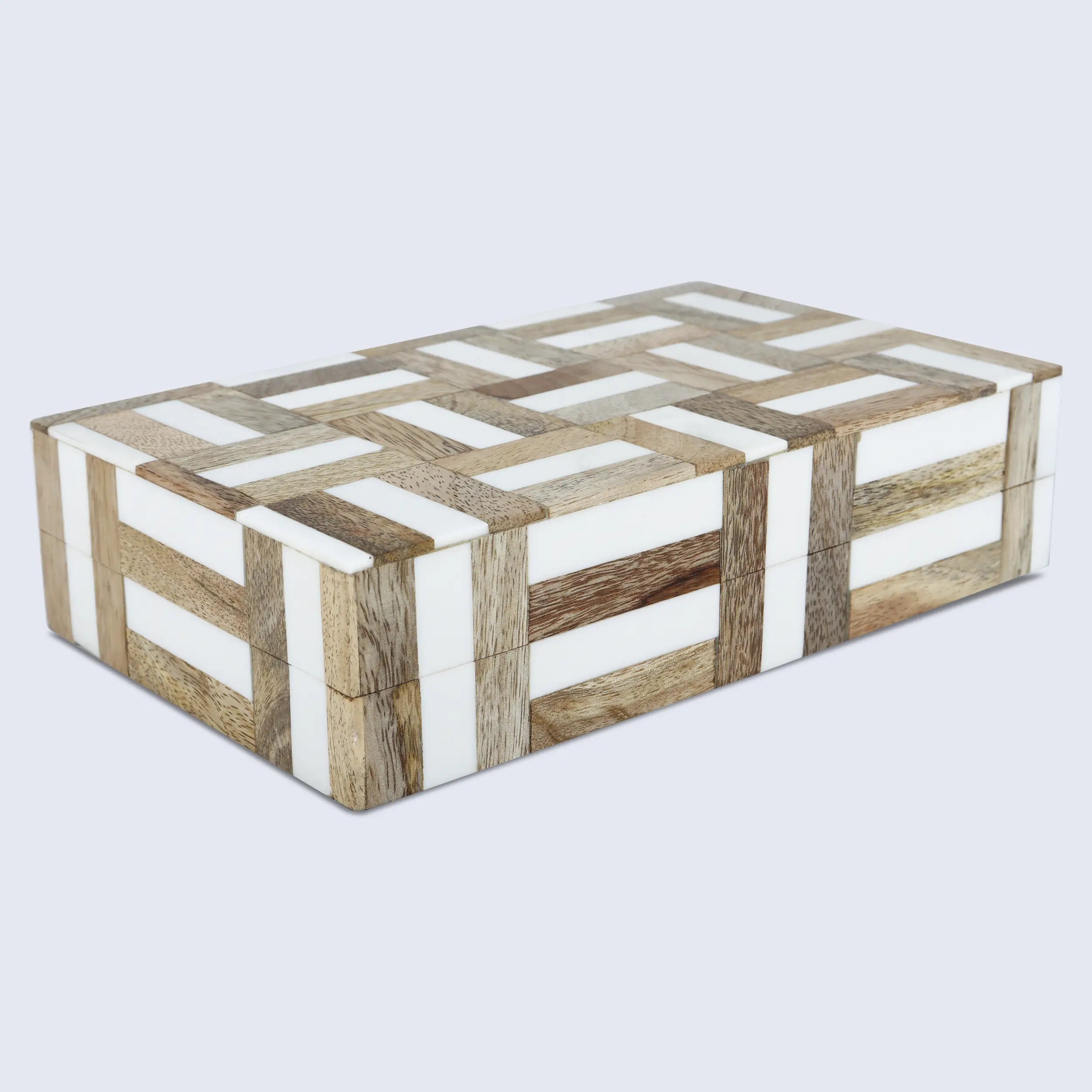 Marquet Handmade Resin &amp; Wood Decorative Boxes- Multiple Sizes