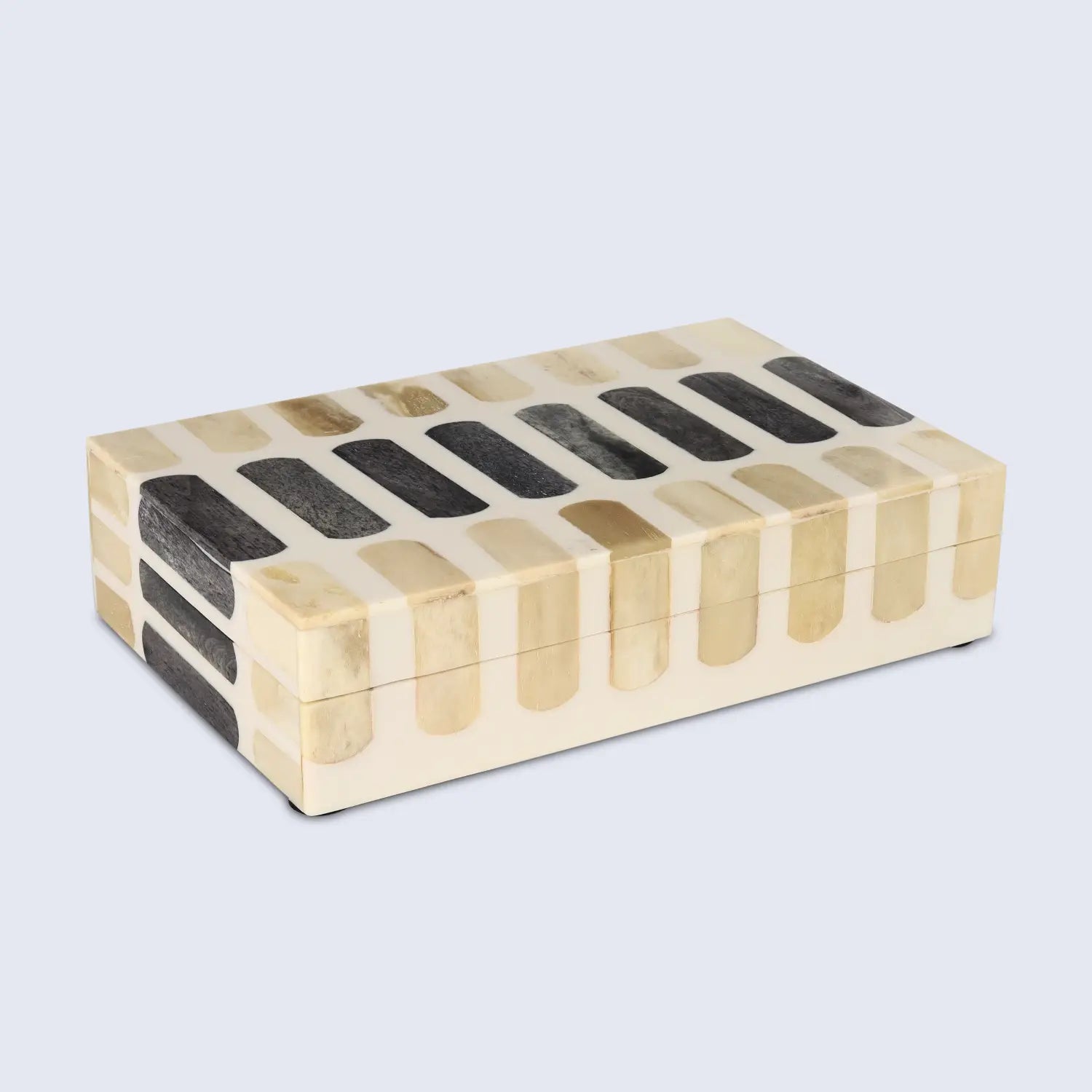 Patisserie Caramel Bone Resin Inlay Decorative Boxes