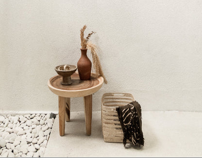 Woven Rattan Cube Storage Baskets
