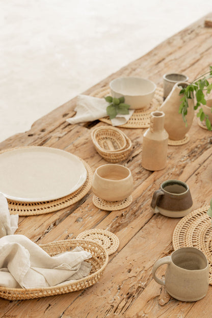 Woven Rattan Placemat Set of 4
