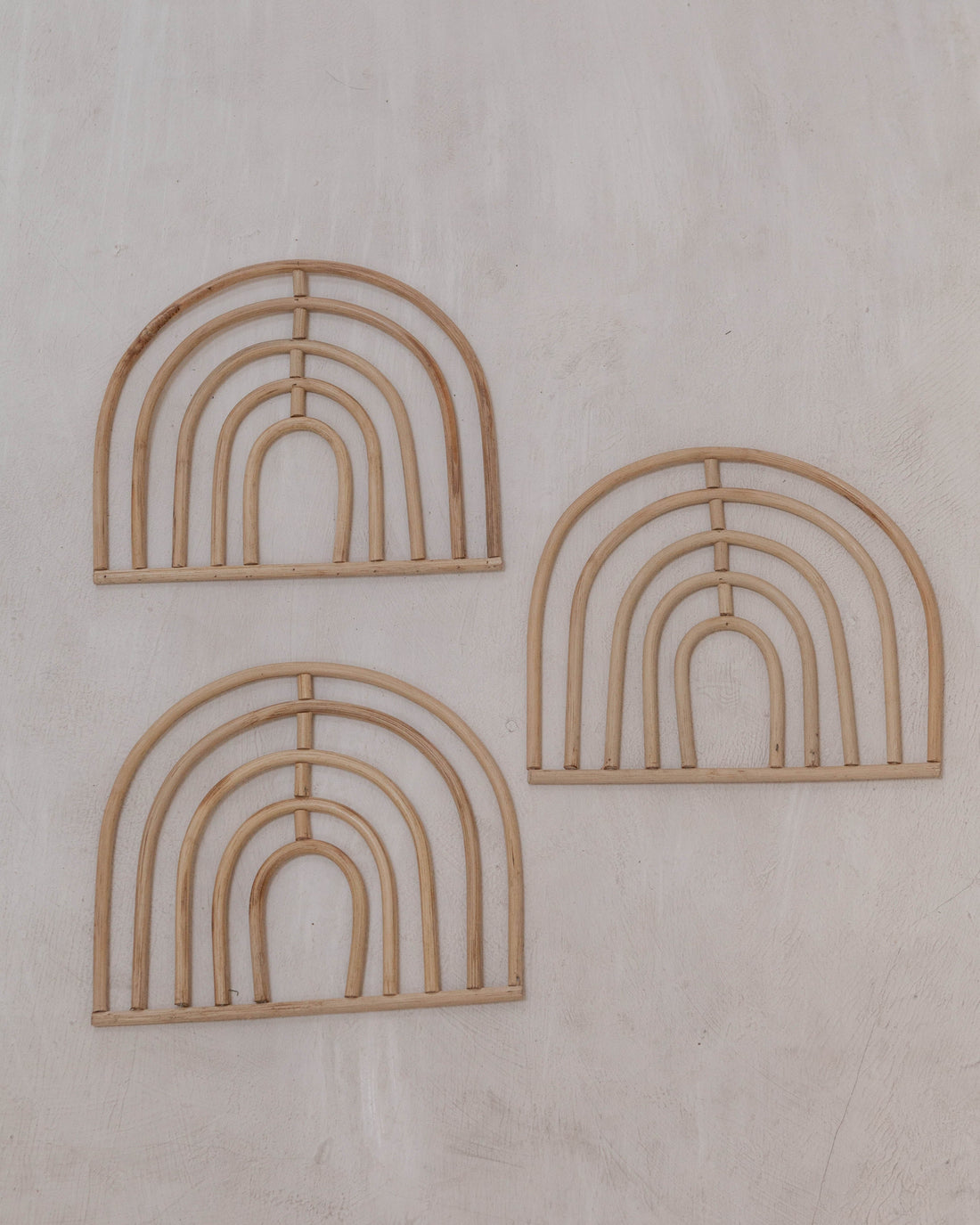 Rainbow Rattan Wall Decor