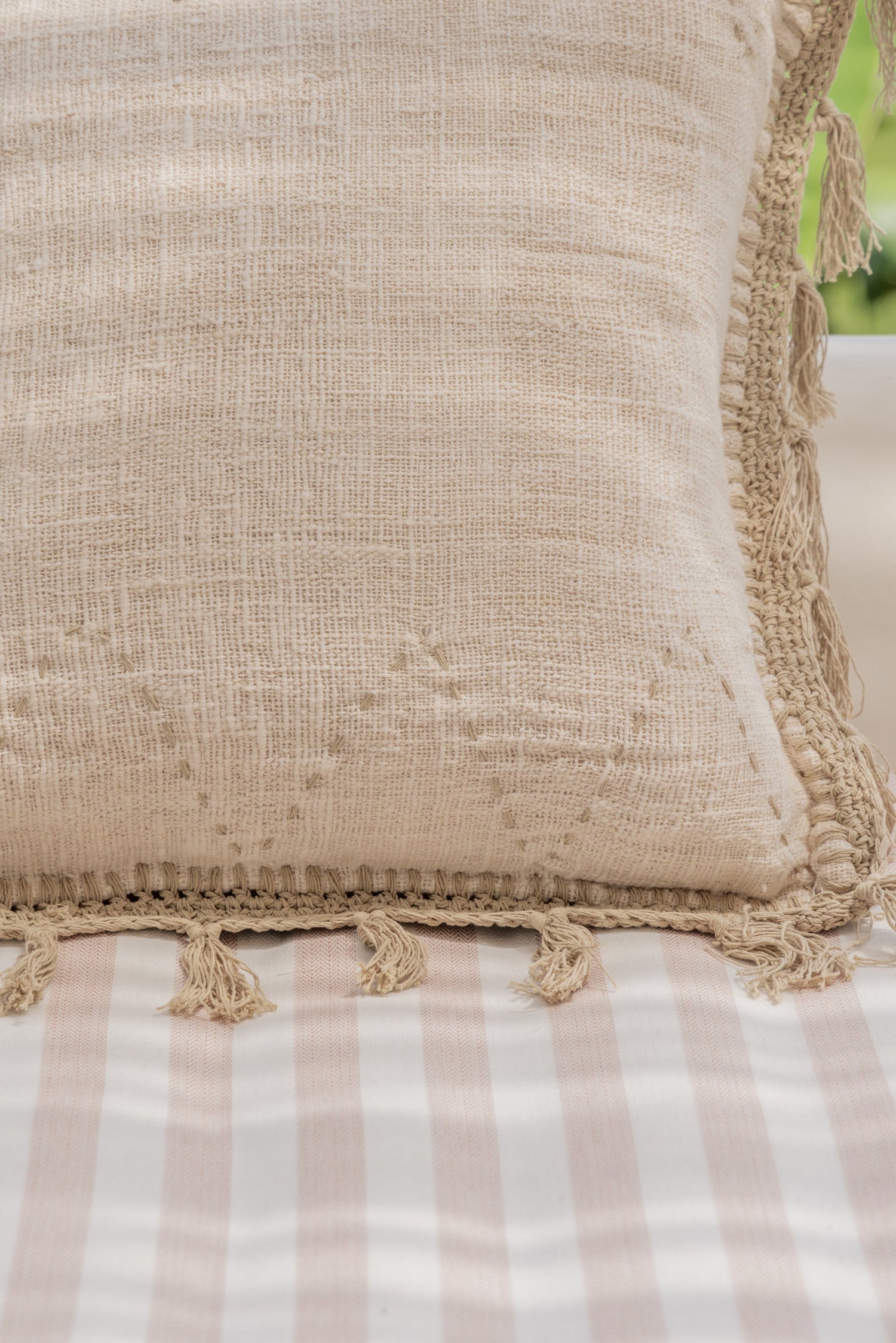 Gaia Hand Stitched Cotton Pillow Covers