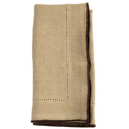 Jardin Handmade Linen Napkins - Set of 4 (3 Colors)
