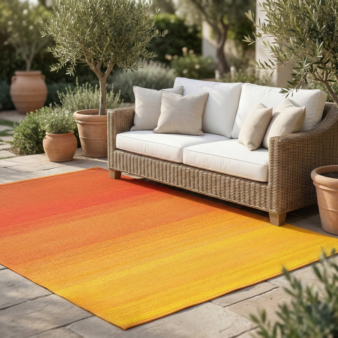 Big Sur Ombre Outdoor Rug - 4 Colors