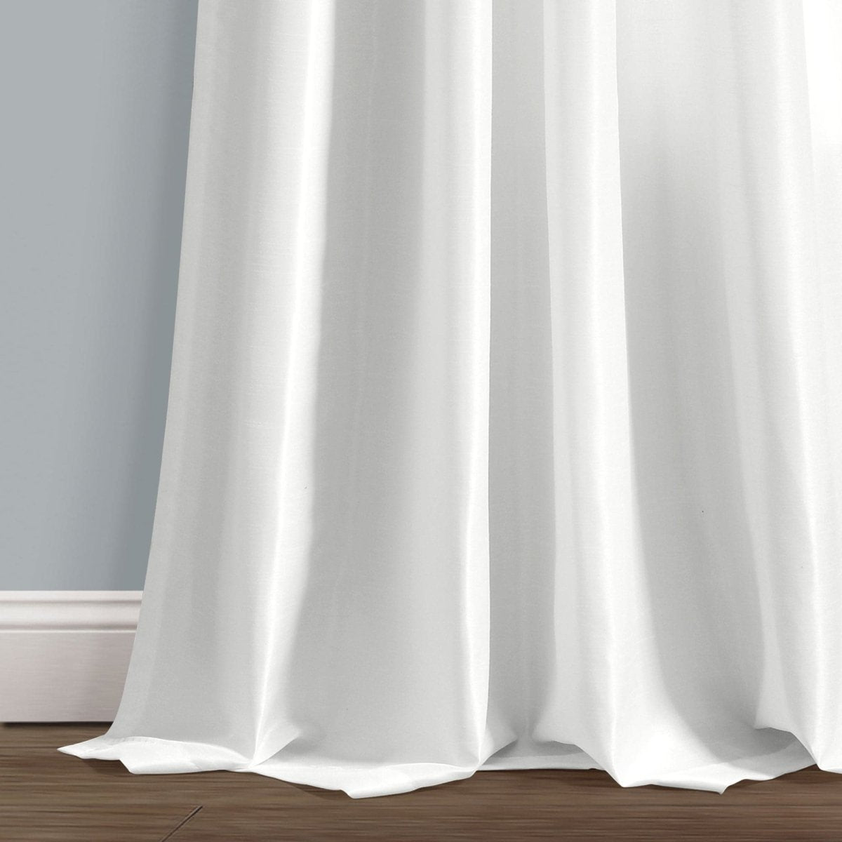 Venetian Faux Silk Window Curtain