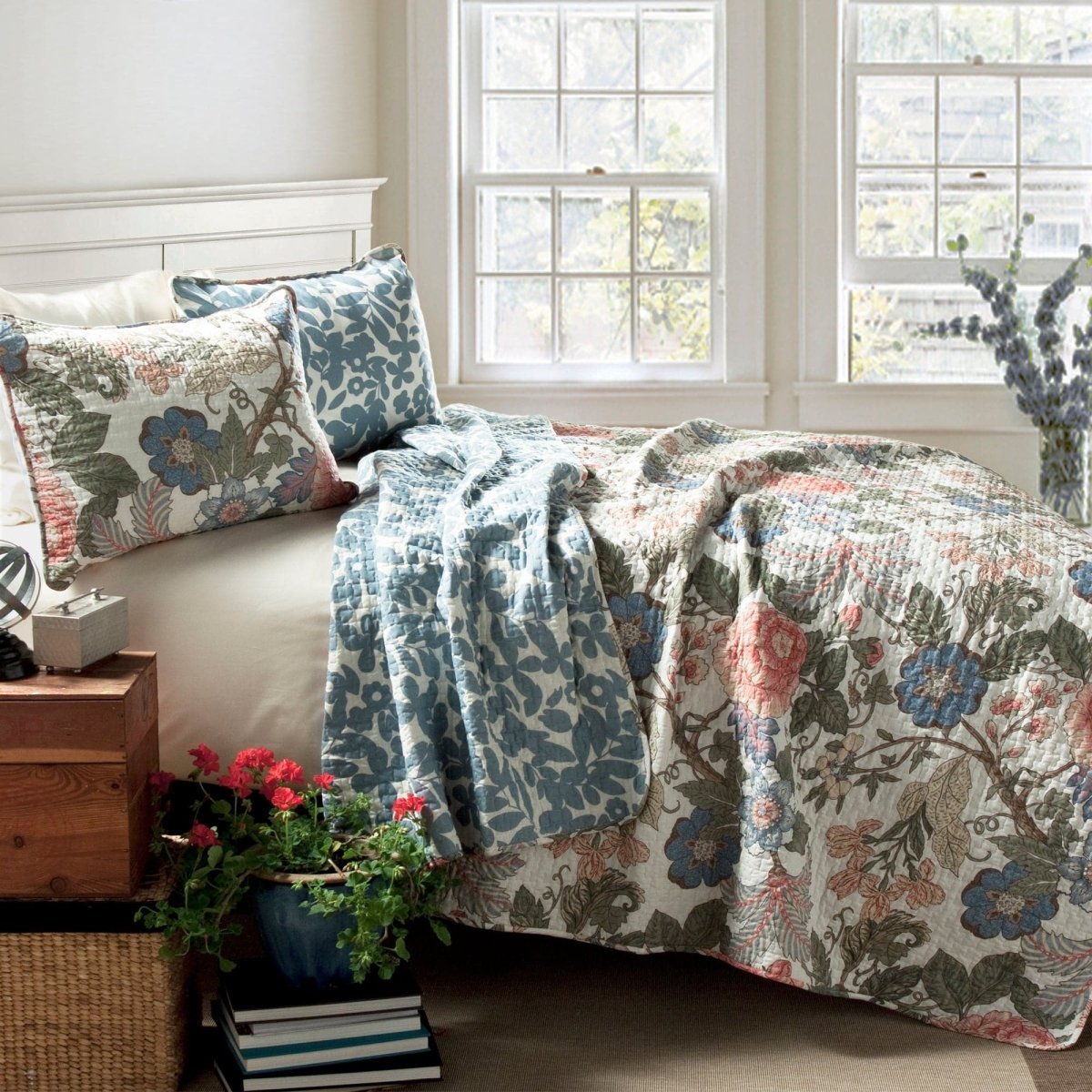 Sydney 3 Piece Quilt Sets - 6 Colors