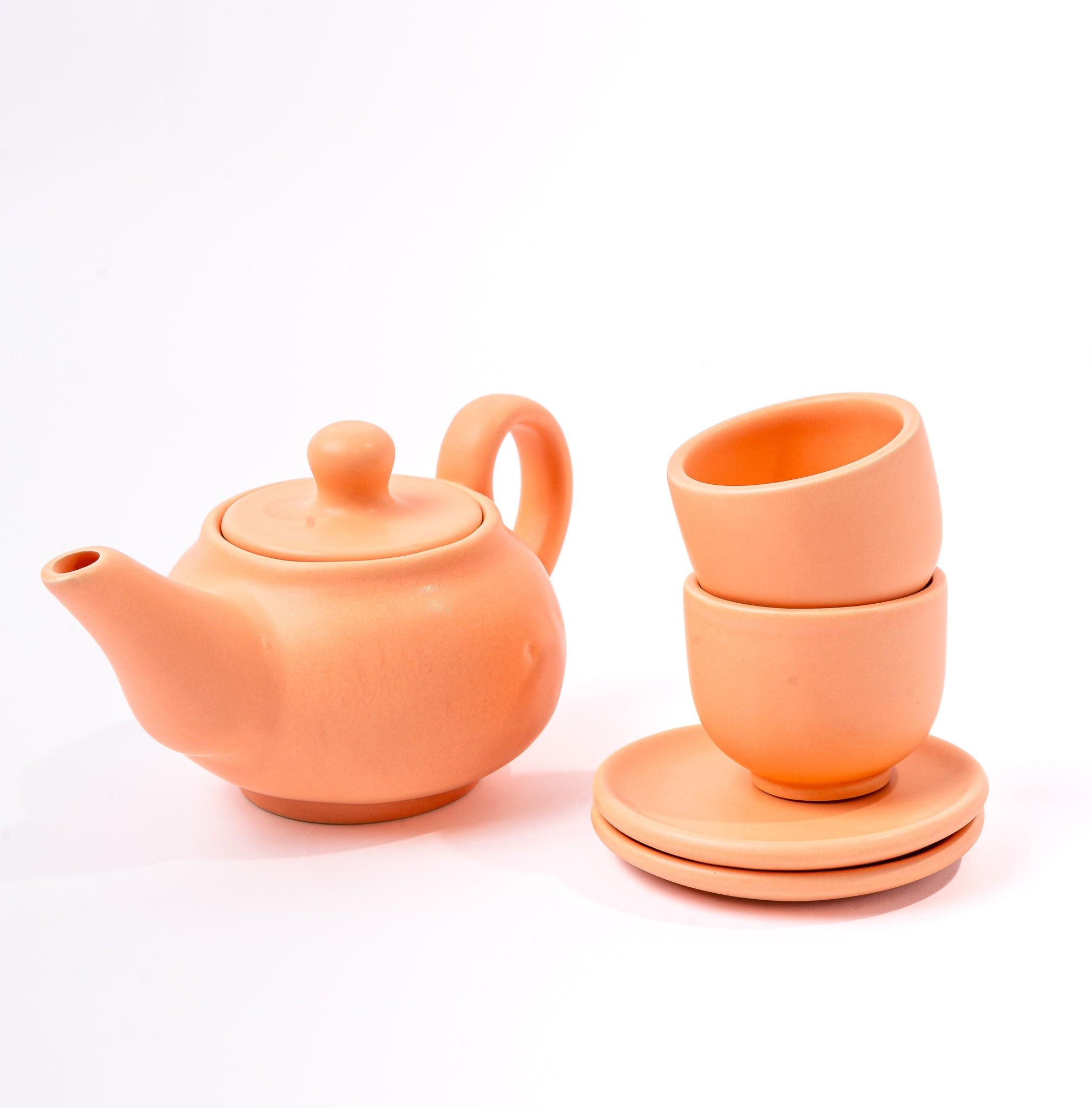 Valle Tea Set in Peach or Cream