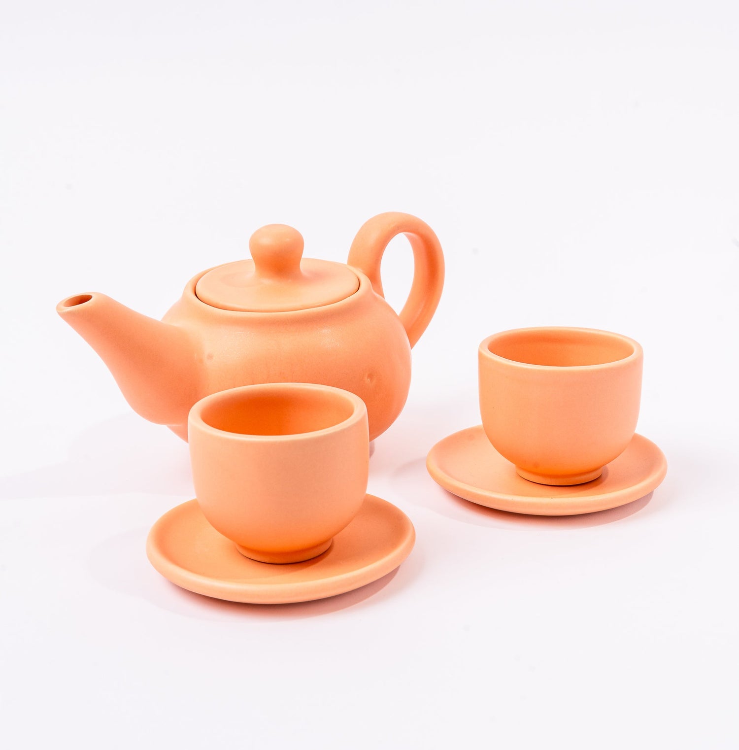 Valle Tea Set in Peach or Cream
