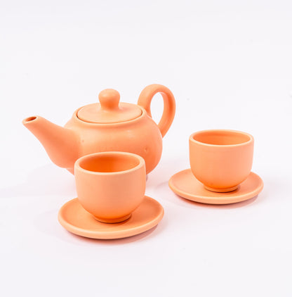 Valle Tea Set in Peach or Cream