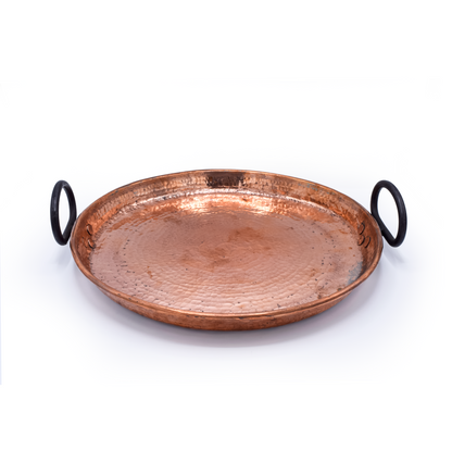 Tradición Copper Tray with Handles