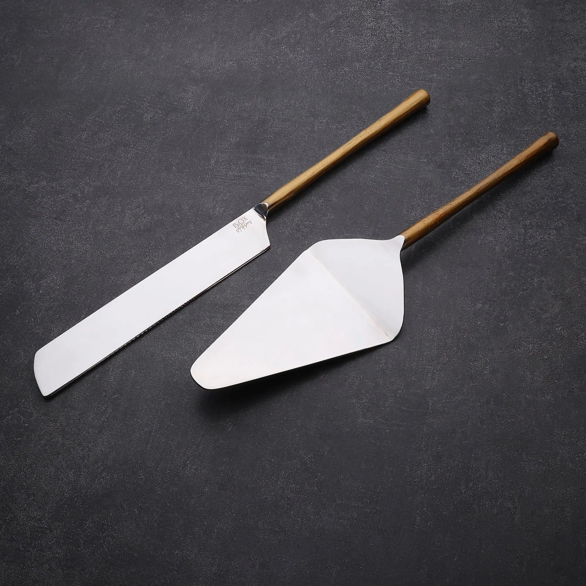 Camellia Cake Server 2 Piece Set