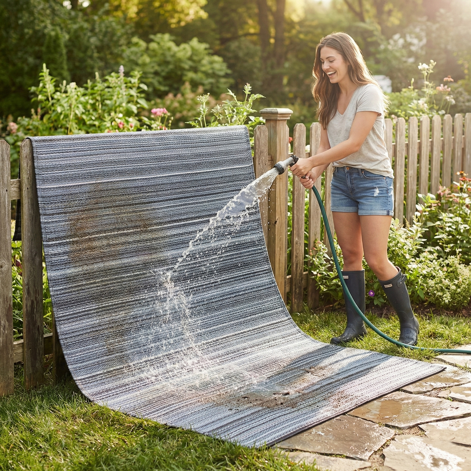 Cancun - Midnight Reversible Outdoor Rug