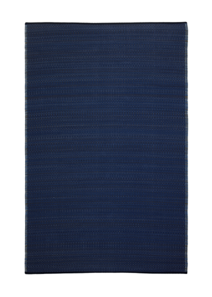 Cancun Shadow -  Reversible Blue Outdoor Rug