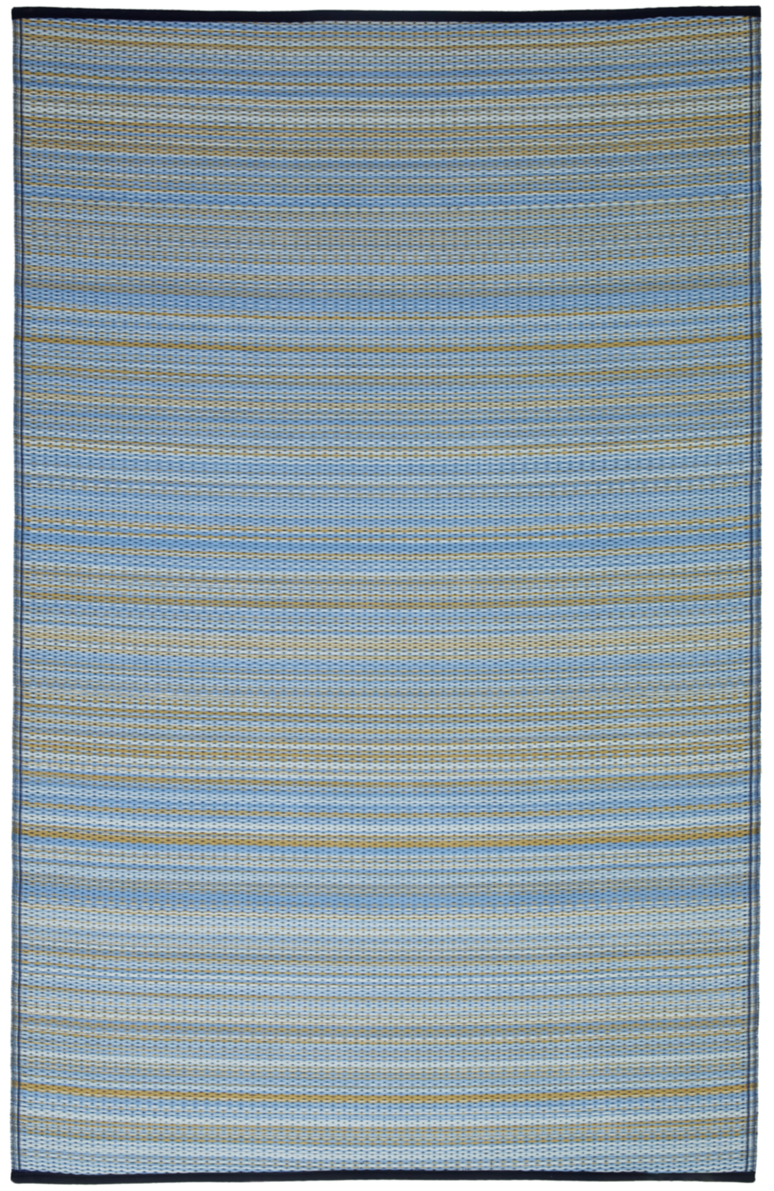 Cancun Shadow -  Reversible Blue Outdoor Rug
