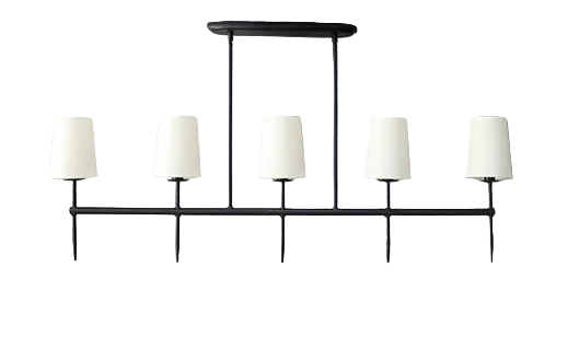 5 Light Linear Modern Chandelier