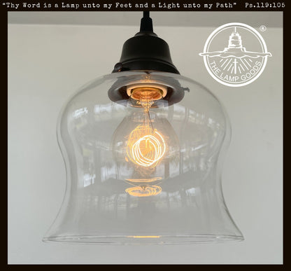 BELL Clear Glass Pendant Light