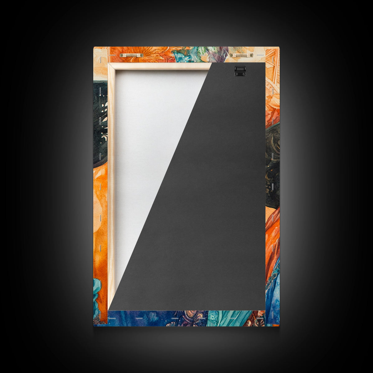 Dia De Los Muertos Framed Canvas Wall Art