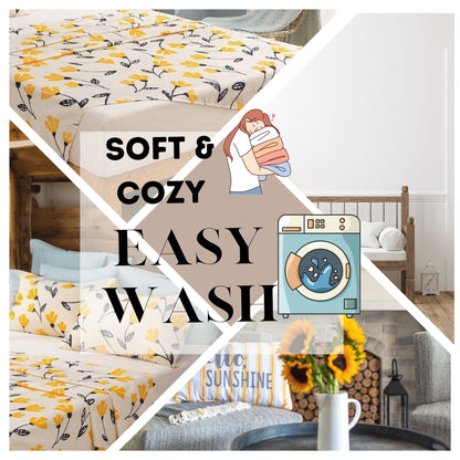 Yellow Fleur Sheet Set