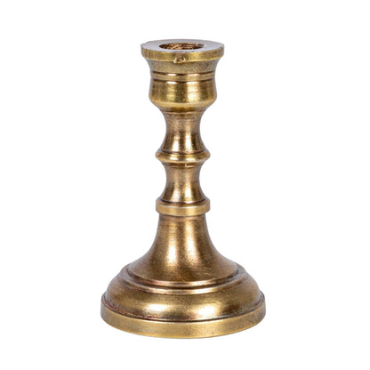 Antique Brass Mini Taper Candle Holders