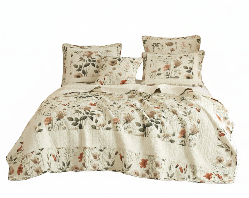 Bed in a Bag Quilted Bedding Set - Enchanted Meadow