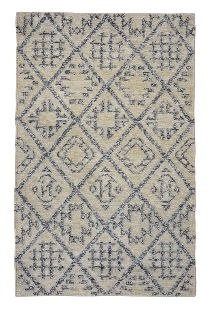 Timbergirl Kilim Craft Grey Wool Handmade Rug