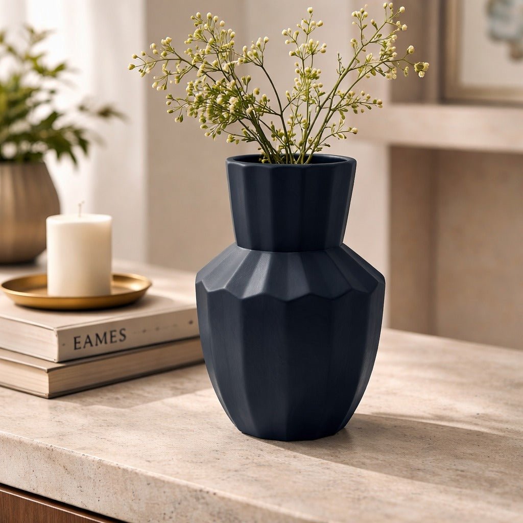Desert Bloom Vase in Black or Misty Sage