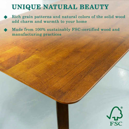 Verve 48" Solid Acacia Wood Dining Table - 2 Colors